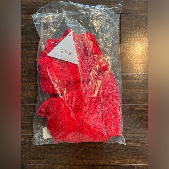 ASOS Red Mini Dress - UK 8 - new tags on - Picture 3 of 4